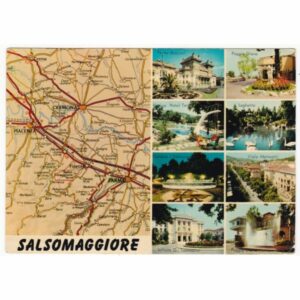 WŁOCHY SALSOMAGGIORE MAPKA WIDOKÓWKA A66398