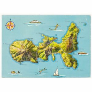 WŁOCHY ELBA MAPKA WIDOKÓWKA A66433