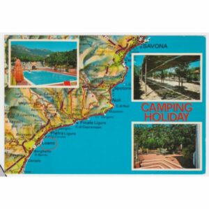 WŁOCHY SAVONA LOANO MAPKA WIDOKÓWKA A66441