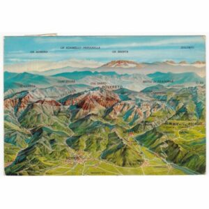 WŁOCHY ROVERETO MAPKA WIDOKÓWKA A66482