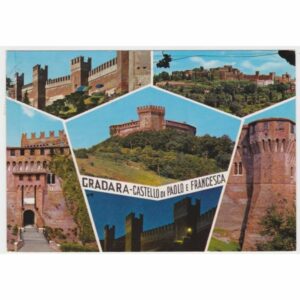 WŁOCHY GRADARA ZAMEK WIDOKÓWKA A66562