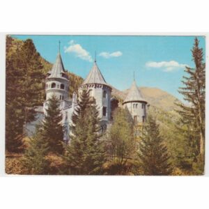 WŁOCHY GRESSONEY ZAMEK WIDOKÓWKA A67576