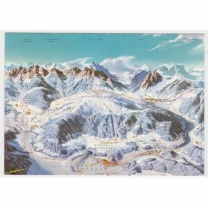 WŁOCHY KRONPLATZ ZIMA MAPKA WIDOKÓWKA A67612