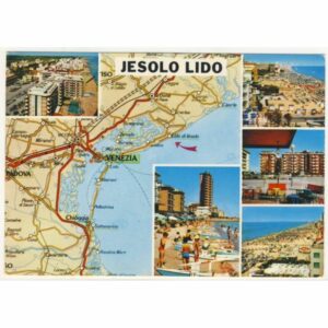 WŁOCHY JESOLO LIDO MAPKA WIDOKÓWKA A18952