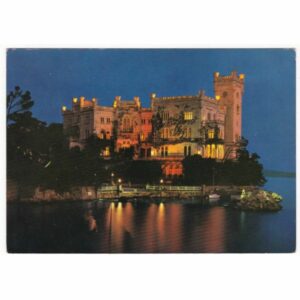 WŁOCHY TRIEST ZAMEK WIDOKÓWKA A68004
