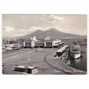 WŁOCHY STATEK NEAPOL WIDOKÓWKA A68027