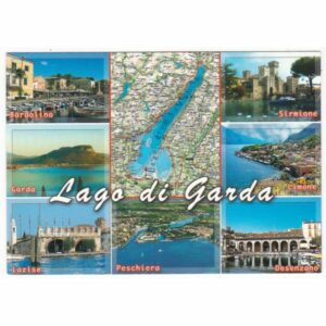 WŁOCHY LAGO DI GARDA MAPKA WIDOKÓWKA A68080