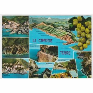WŁOCHY CINQUE TERRE MAPKA WIDOKÓWKA A68221
