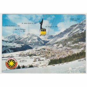 WŁOCHY BORMIO ZIMA KOLEJKA WIDOKÓWKA A68486