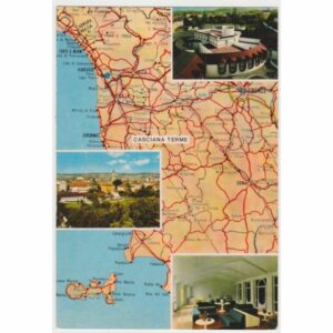 WŁOCHY CASCIANA TERME MAPKA WIDOKÓWKA A68543