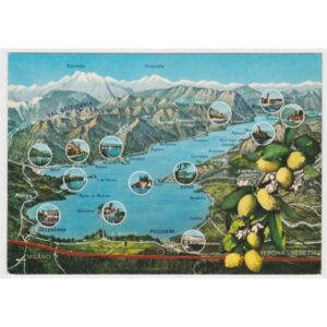 WŁOCHY LAGO DI GARDA MAPKA WIDOKÓWKA A68593