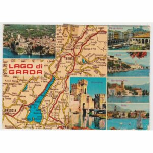 WŁOCHY LAGO DI GARDA MAPKA WIDOKÓWKA A68611