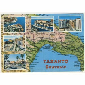 WŁOCHY TARANTO MAPKA WIDOKÓWKA A19025