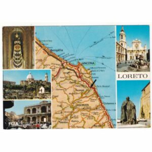 WŁOCHY LORETO MAPKA WIDOKÓWKA A68905