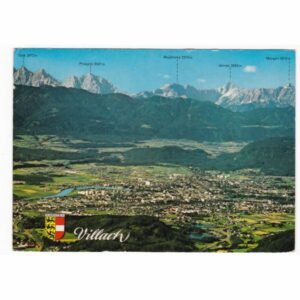 AUSTRIA VILLACH HERB WIDOKÓWKA A68976
