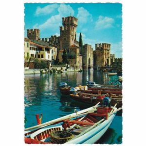 WŁOCHY SIRMIONE ZAMEK WIDOKÓWKA A68998