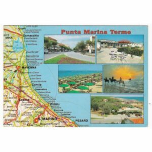 WŁOCHY PUNTA MARINA TERME MAPKA WIDOKÓWKA A69011