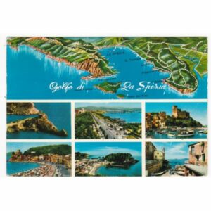 WŁOCHY GOLFO DI LA SPEZIA MAPKA WIDOKÓWKA A69019