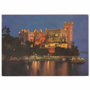 WŁOCHY TRIEST ZAMEK WIDOKÓWKA A69172