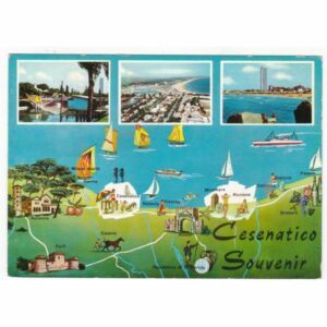 WŁOCHY CESENATICO MAPKA WIDOKÓWKA A69279