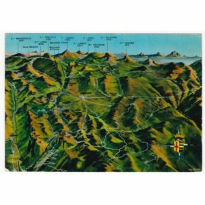 WŁOCHY ASIAGO MAPKA WIDOKÓWKA A69357