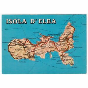 WŁOCHY ELBA MAPKA WIDOKÓWKA A69358