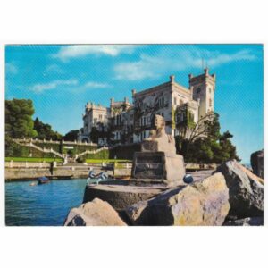 WŁOCHY TRIEST ZAMEK WIDOKÓWKA A69392