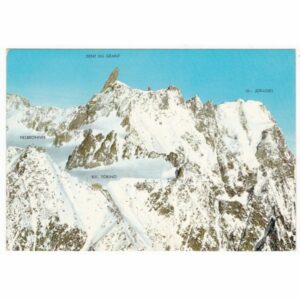 WŁOCHY DENTE DEL GIGANTE MONTE BIANCO WIDOKÓWKA A69397