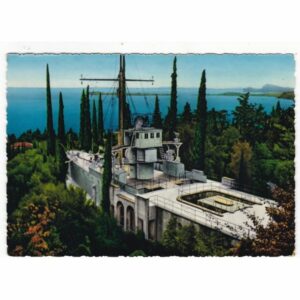 WŁOCHY GARDONE RIVIERA STATEK WIDOKÓWKA A69486