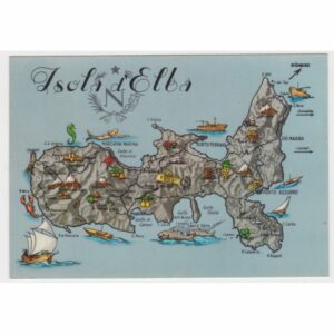 WŁOCHY ELBA MAPKA WIDOKÓWKA A70093