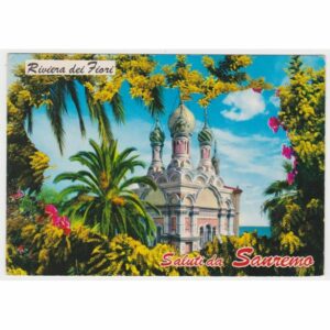 WŁOCHY SANREMO CHIESA RUSSA POCZTÓWKA A70173