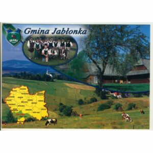 GMINA JABŁONKA MAPKA HERB WIDOKÓWKA WR9390