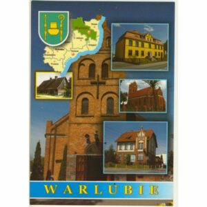 WARLUBIE MAPKA HERB WIDOKÓWKA WR9414