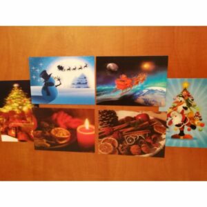 ZESTAW BOŻE NARODZENIE 3D 6 SZTUK