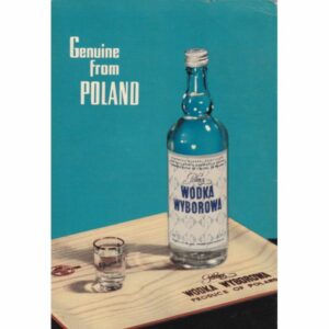 WÓDKA WYBOROWA POCZTÓWKA A71965