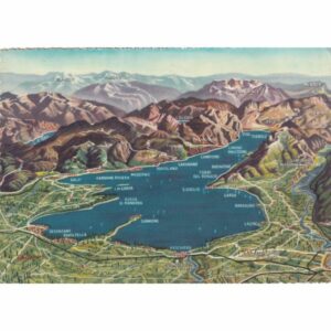 WŁOCHY LAGO DI GARDA MAPKA WIDOKÓWKA A73348