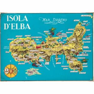 WŁOCHY ELBA MAPKA WIDOKÓWKA A73360