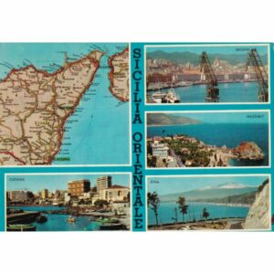 WŁOCHY SYCYLIA MAPKA WIDOKÓWKA A73362