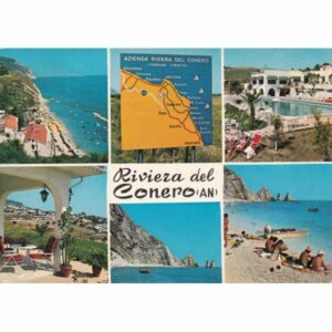 WŁOCHY RIVIERA DEL CONERO MAPKA POCZTÓWKA A73652