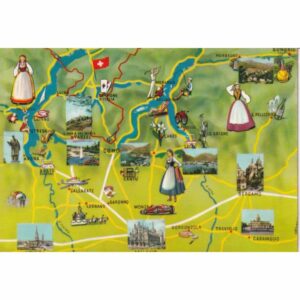 WŁOCHY LOMBARDIA MAPKA WIDOKÓWKA A73992