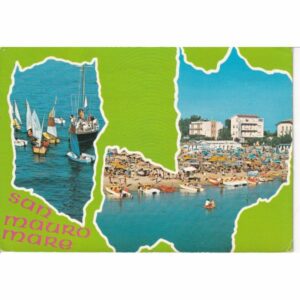 WŁOCHY SAN MAURO MARE MAPKA WIDOKÓWKA A73995