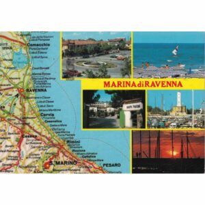 WŁOCHY RAVENNA MAPKA WIDOKÓWKA A74073