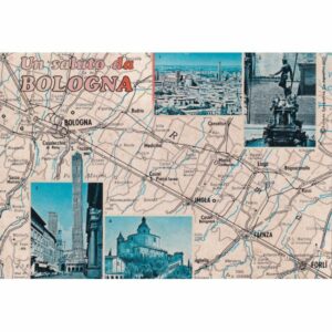 WŁOCHY BOLONIA MAPKA WIDOKÓWKA A74077