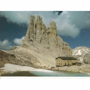 WŁOCHY DOLOMITY TORRI DEL VAJOLET WIDOKÓWKA A75051