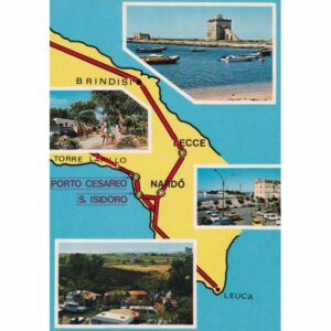 WŁOCHY PORTO CESARE NARDO MAPKA WIDOKÓWKA A75508