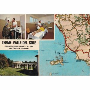 WŁOCHY TERME VALLE DEL SOLE MAPKA WIDOKÓWKA A75518