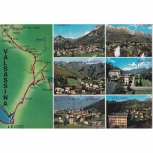 WŁOCHY VALSASSINA MAPKA WIDOKÓWKA A75580