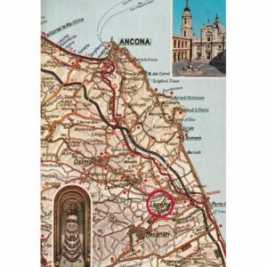 WŁOCHY LORETO MAPKA WIDOKÓWKA A75585