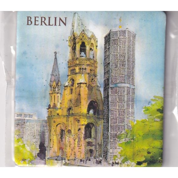 MAGNES NA LODÓWKĘ BERLIN NIEMCY AKWARELA 3579