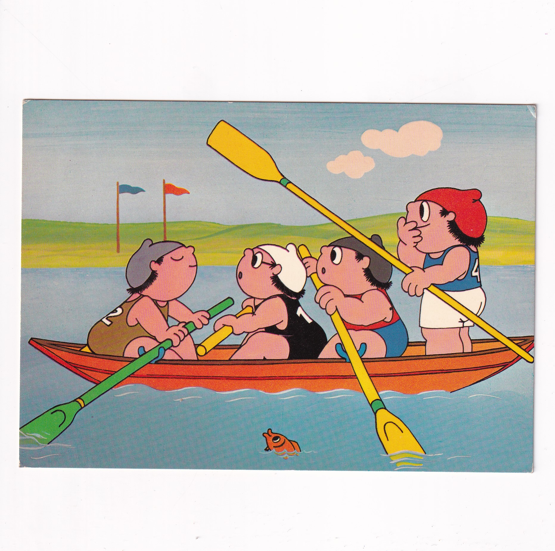 MAINZELMANNCHEN ZDF BLECH POCZTÓWKA A6639